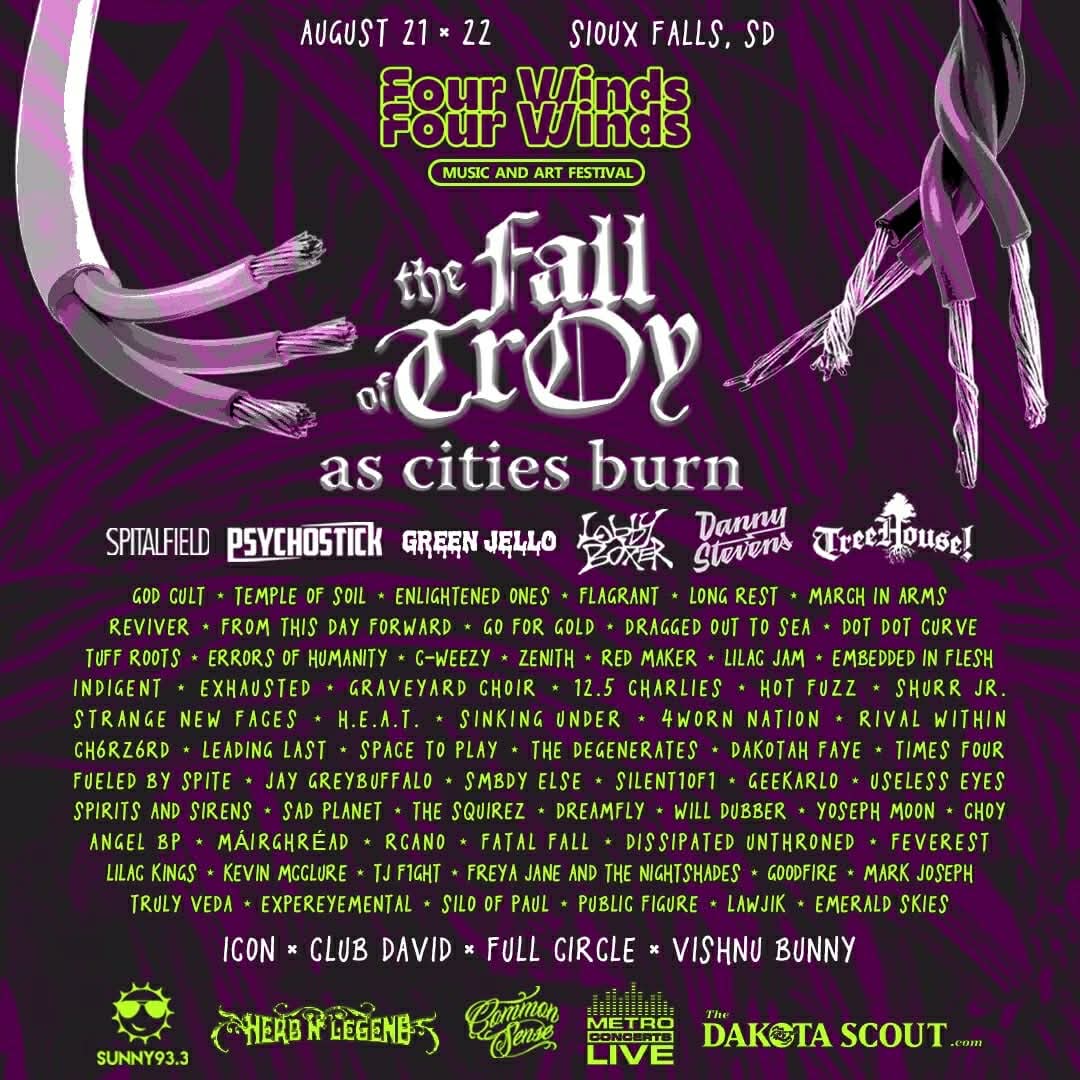 8/21 Sioux Falls, SD Four Winds Fest